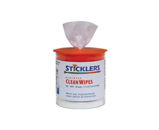 Sticklers Fiber Clean Wipes, Lint Free Fabric 90 2in x 4in Sheets/Tub