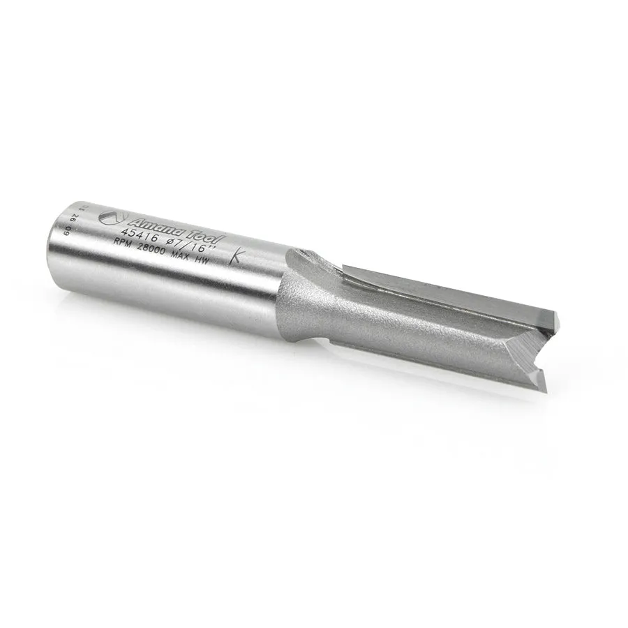 Straight Plunge Router Bit | 2 Flute | Various Dia x 1 1⁄4 x 1⁄2" Shank | 45416 | 738685854167