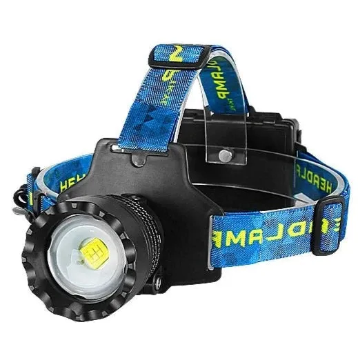 Super Powerful Headlamp 4core 30W LEDs Rechargeable Head Lamp 3mode Waterproof Head Flashlight Lantern 1500M Zoomable Headlight