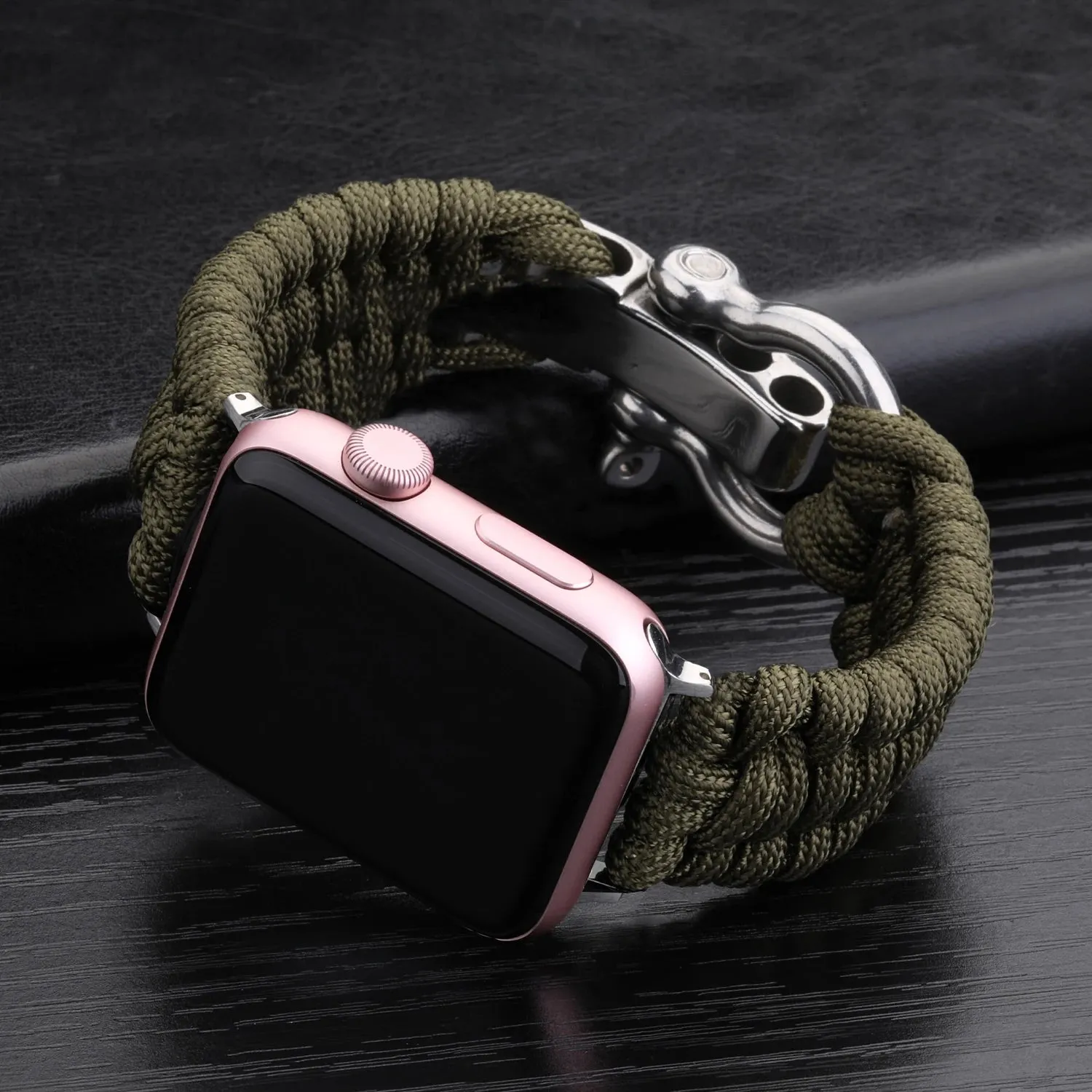 Survival Paracord Watch Band for Apple Watch Ultra Series and 9 8 7 6 5 4 SE Outdoors Sport band
LIMITED EDITION STYLES AVAILABLE!