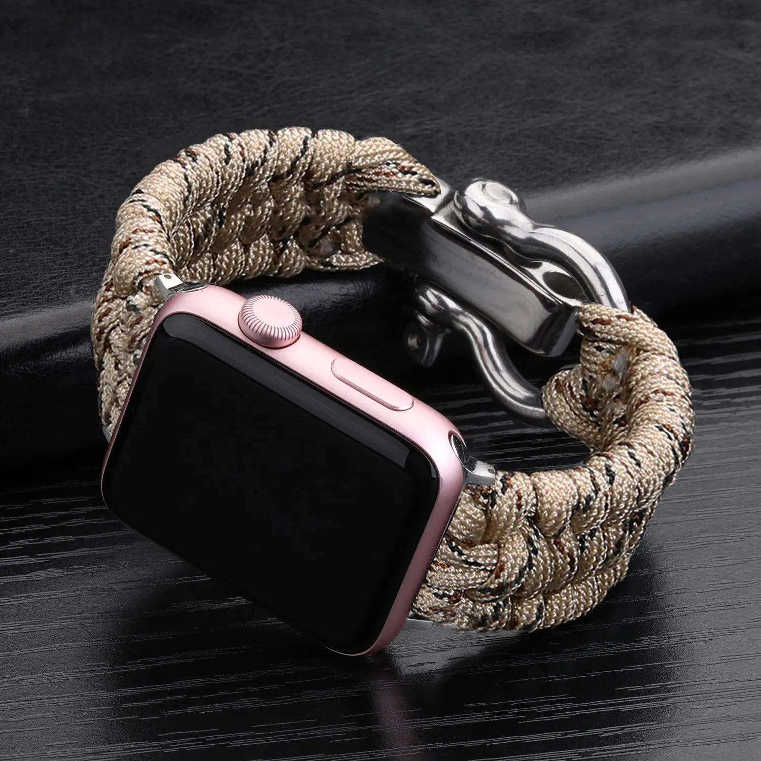 Survival Paracord Watch Band for Apple Watch Ultra Series and 9 8 7 6 5 4 SE Outdoors Sport band
LIMITED EDITION STYLES AVAILABLE!