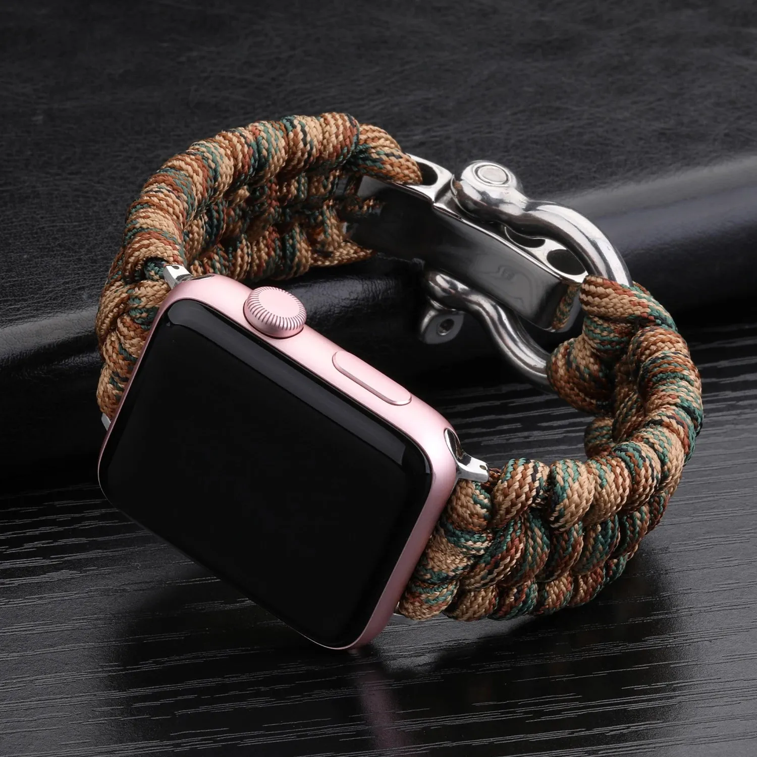 Survival Paracord Watch Band for Apple Watch Ultra Series and 9 8 7 6 5 4 SE Outdoors Sport band
LIMITED EDITION STYLES AVAILABLE!