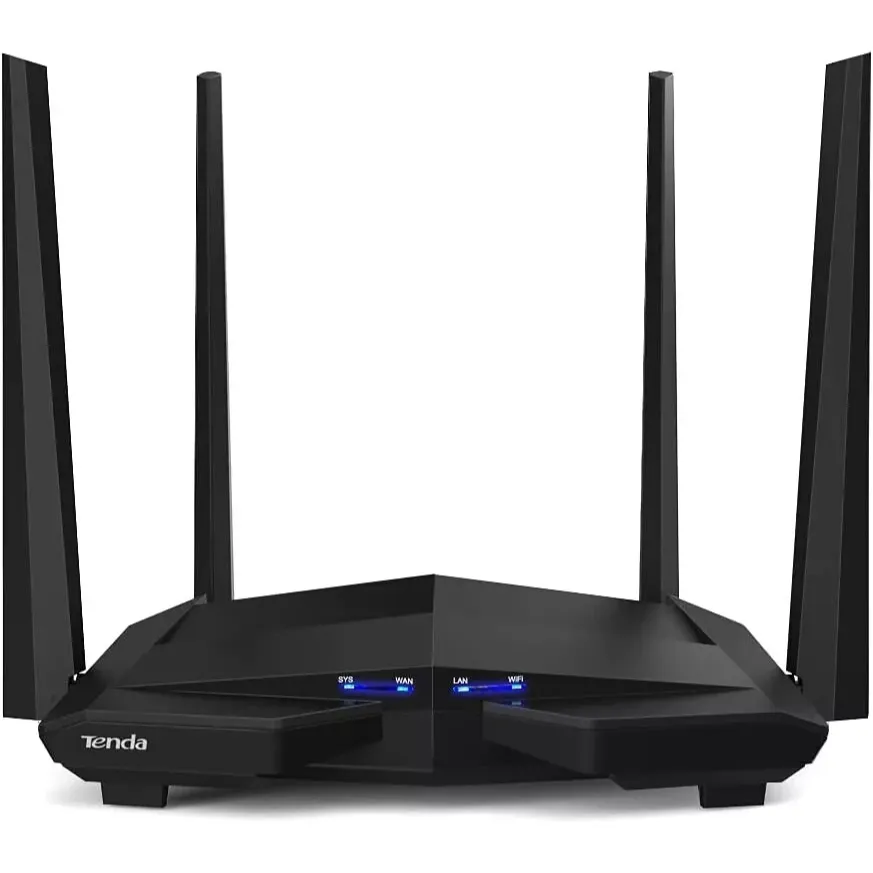 Tenda AC10 AC1200 Smart Dual-Band Gigabit WiFi Router, MU-MIMO, 4 LAN Port