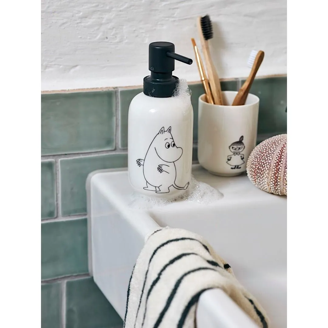 The Moomin toothbrush mug Valley white