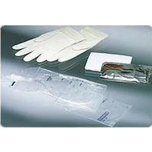 TOUCHLESS Plus Unisex Vinyl Intermittent Catheter Kit 10 Fr 1100 mL