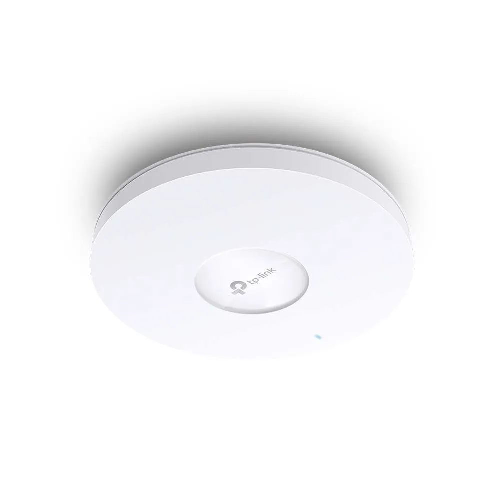 TP-Link EAP620HD AX1800 Dual Band Ceiling Mount Wi-Fi 6 Access Point Up to 1000  Clients, 1201Mbps at 5GHz, 574Mbps at 2.4GHz, Gigabit RJ45 Port, MU-MIMO, OFDMA, Omada SDN, Beamforming, Seamless Roaming, Passive PoE, Mesh, Band Steering