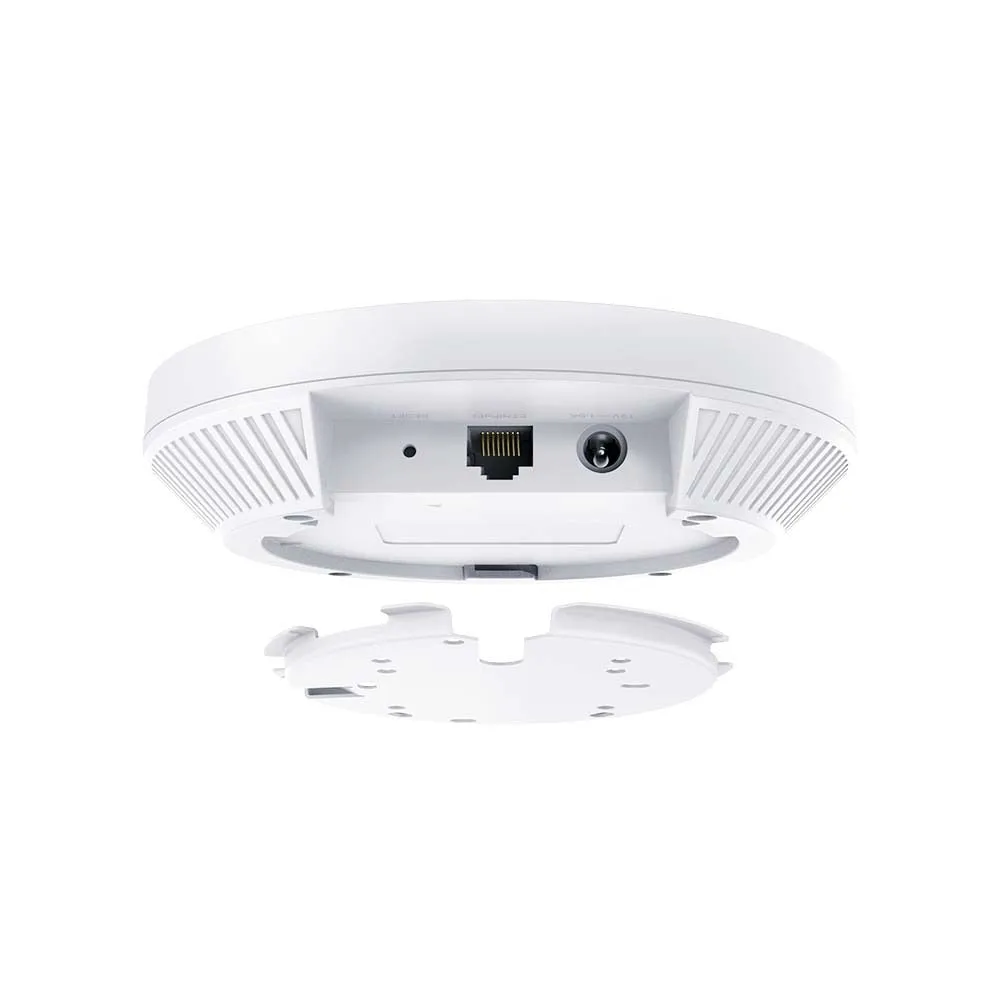 TP-Link EAP620HD AX1800 Dual Band Ceiling Mount Wi-Fi 6 Access Point Up to 1000  Clients, 1201Mbps at 5GHz, 574Mbps at 2.4GHz, Gigabit RJ45 Port, MU-MIMO, OFDMA, Omada SDN, Beamforming, Seamless Roaming, Passive PoE, Mesh, Band Steering