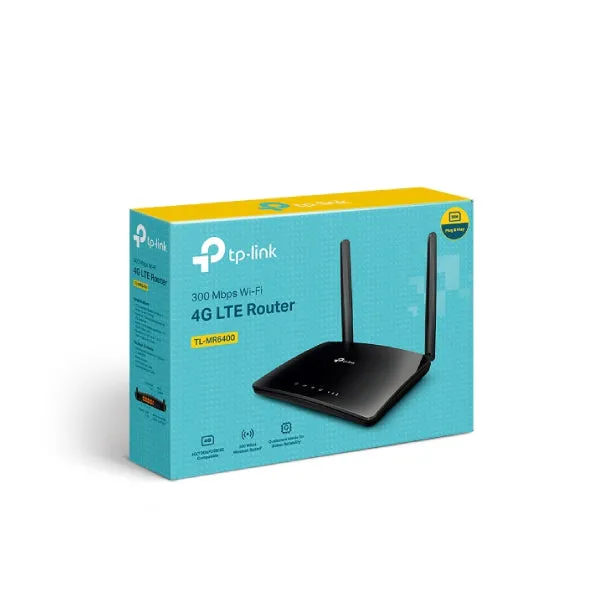 Tp-Link TL-MR6400 | 300 Mbps Wireless 4G LTE Router