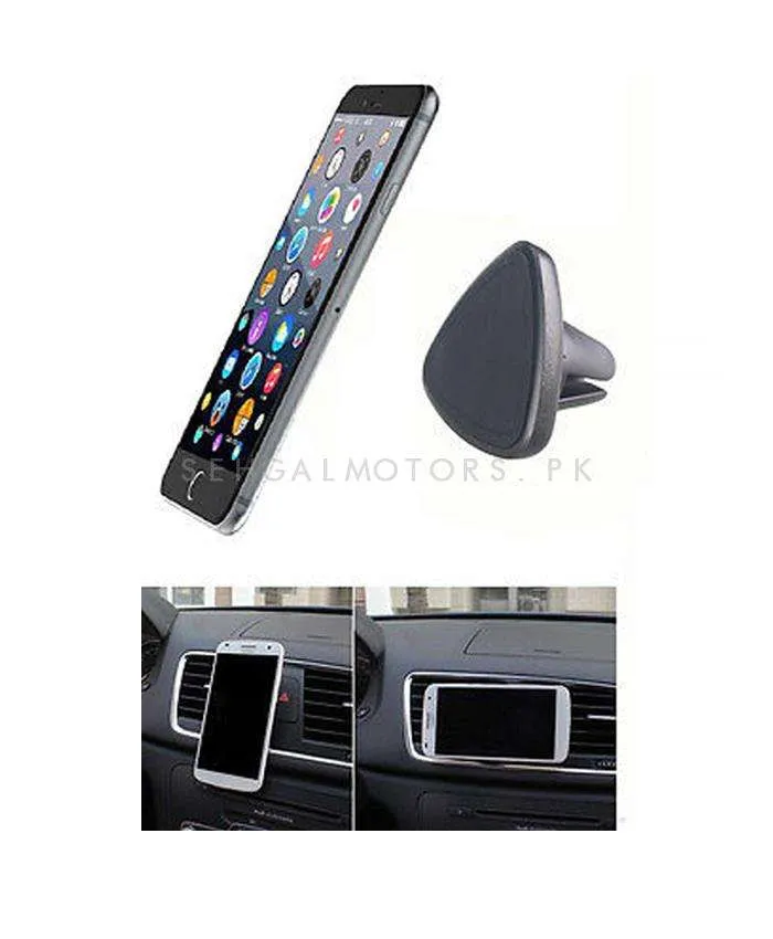 Triangular Magnet Mobile Holder - Phone Holder | Mobile Holder | Car Cell Mobile Phone Holder Stand