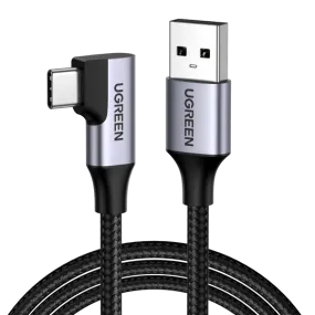 UGREEN Right Angle USB C Cable 3.0 Type C Charger Cable Fast Charging 5Gbps