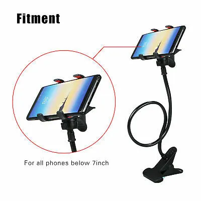 Universal Flexible Long Arm Desktop Bed Lazy Bracket Phone Holder Mount Stand Assorted  Color