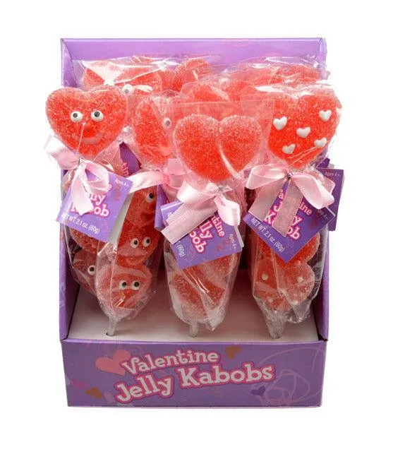 Valentine Jelly Kabobs