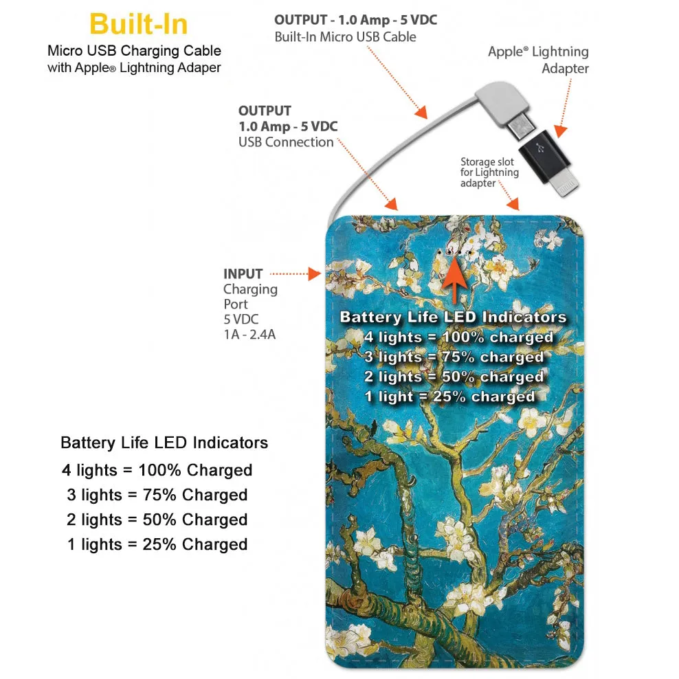 Van Gogh Almond Blossoms Portable Power Bank