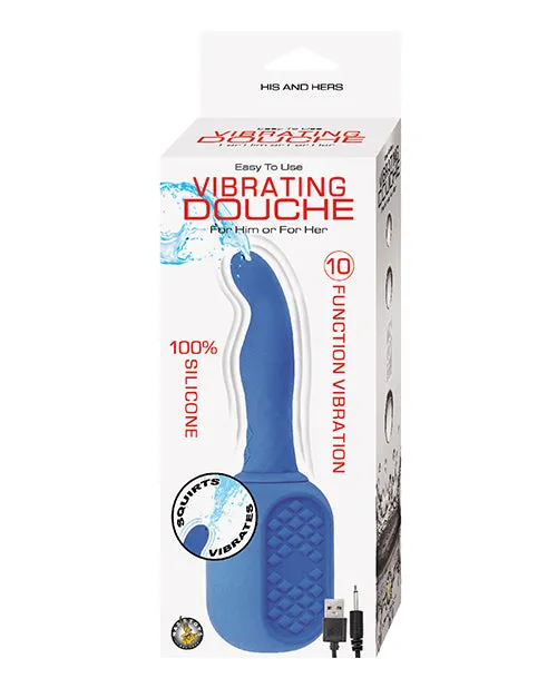 Vibrating Douche - Blue