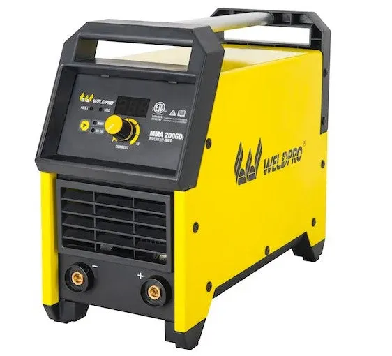 Weldpro MMA200GD Inverter Arc/Stick/Lift TIG Welder 15-200 AMP Dual Voltage 115-Volt/230-Volt L11003 New