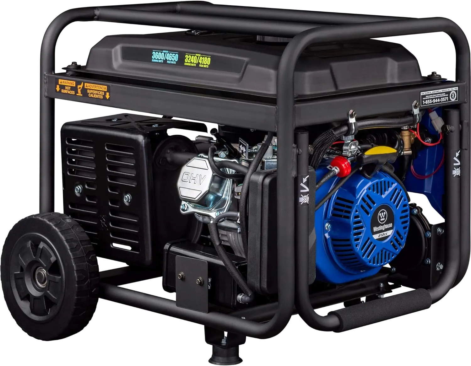 Westinghouse WGen3600DF Generator 3600W/4650W 30 Amp Remote Start Dual Fuel New