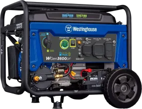 Westinghouse WGen3600DF Generator 3600W/4650W 30 Amp Remote Start Dual Fuel New