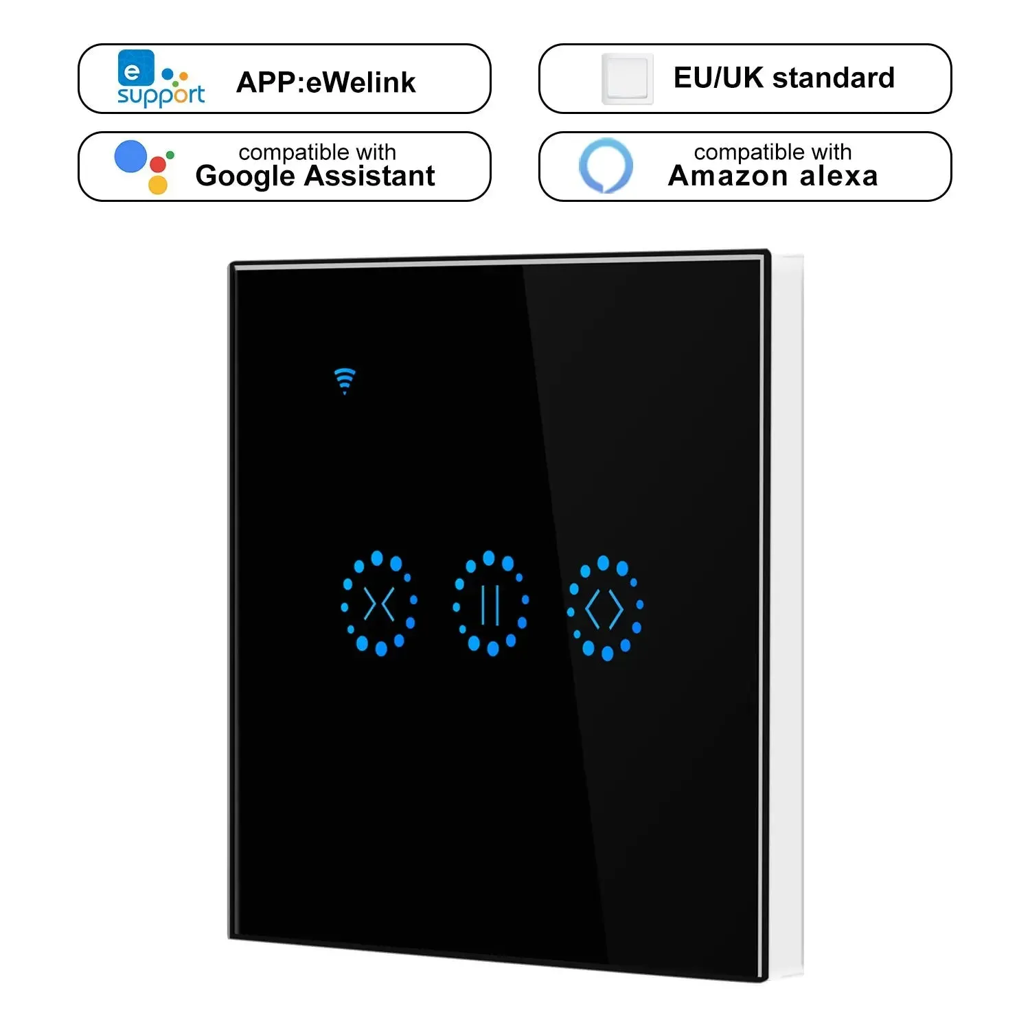 WiFi Electrical Blinds Switch Touch Panel-WiFi Touch Switch