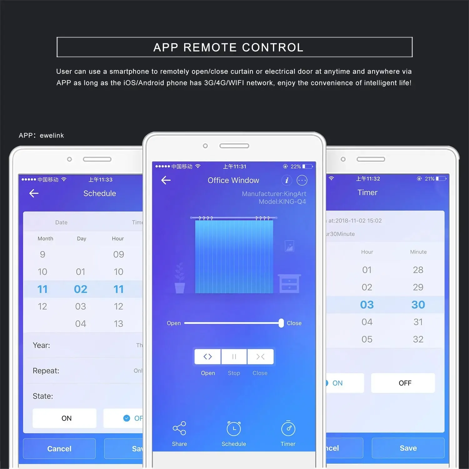 WiFi Electrical Blinds Switch Touch Panel-WiFi Touch Switch