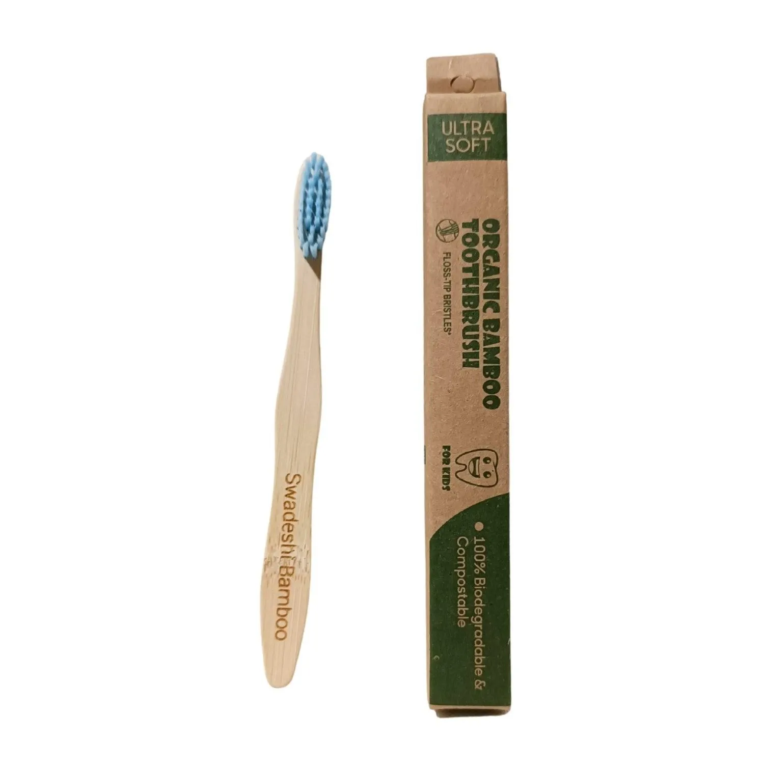 Wooden Bamboo Toothbrush | Pack of 4 | Ultra-Soft Bristles | BPA Free | Biodegradable and Compostable