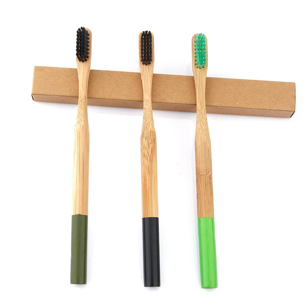 Wooden Charcoal Toothbrush