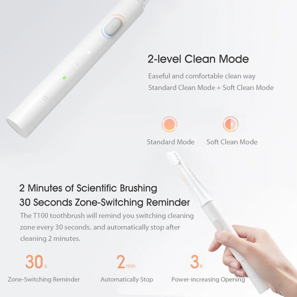 Xiaomi Mijia T100 Dual Mode Electric Rechargeable Toothbrush