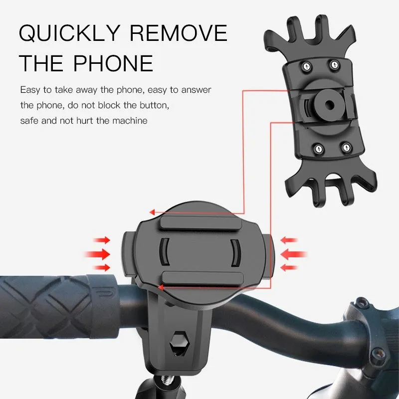 Yesido Bike Phone Holder 360° Rotatable Adjustable  - C66